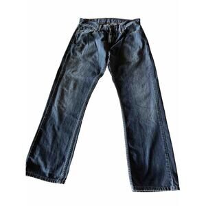 Levi's 514 Slim Straight Fit Jeans Mens 32x30 Blue Denim Y2K Levis Cotton 90s
